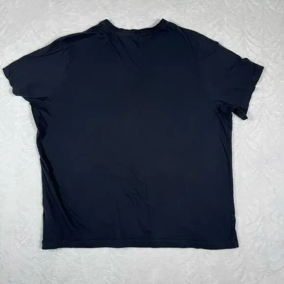 Nike Sportswear Short Sleeve Crewneck T-Shirt Black Red Logo Men's XXL Cotton - Picture 2 of 7